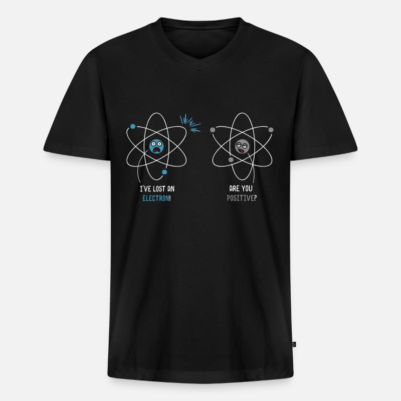 Quantum Physics Science Formula - Men's Premium Organic T-shirt with V-neck - black