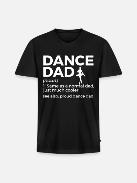 Danse pour danseurs - T-shirt encolure en V Premium bio Homme - noir