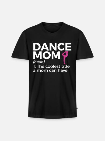 Danse pour danseurs - T-shirt encolure en V Premium bio Homme - noir