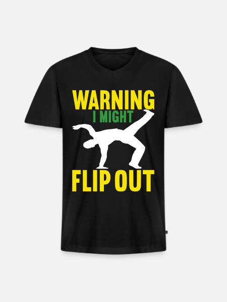Capoeira Capoeirista - Men's Premium Organic T-shirt with V-neck - black