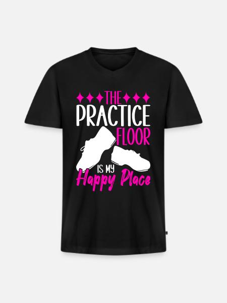 Tap Dance Tap Dancer - Men's Premium Organic T-shirt with V-neck - black