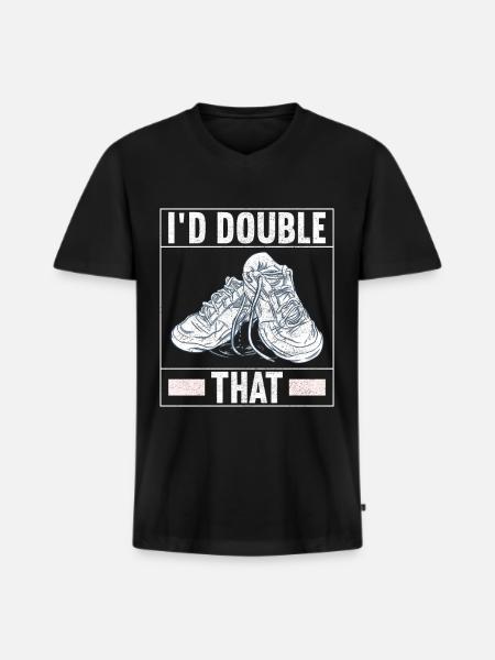 Sneakerhead Sneaker Collector - Men's Premium Organic T-shirt with V-neck - black
