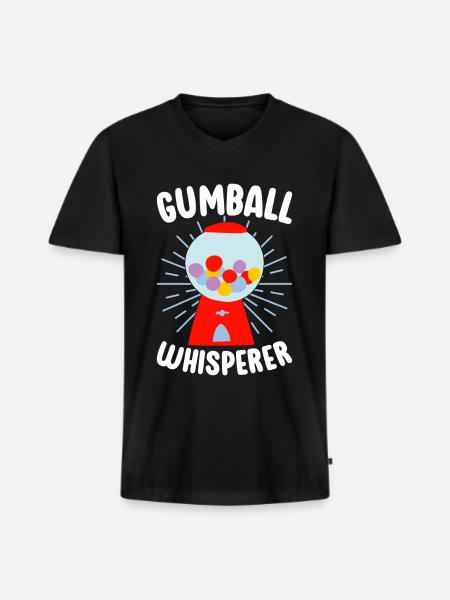 Gumball Machine Chewing Gum Machine - Men's Premium Organic T-shirt with V-neck - black