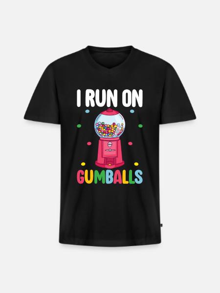 Gumball Machine chewing gum machine - Men's Premium Organic T-shirt with V-neck - black