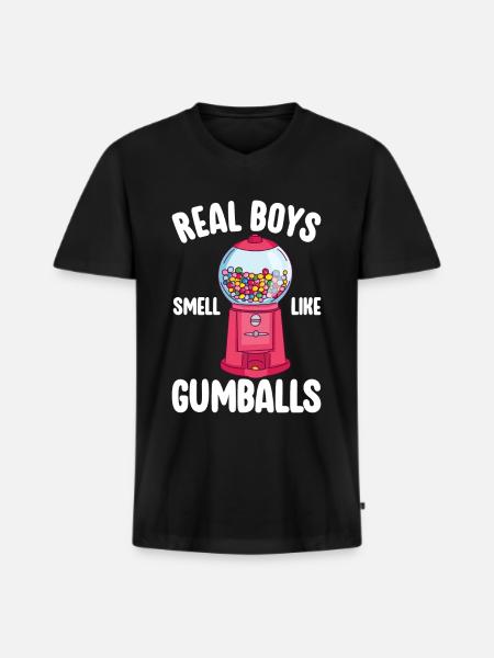 Gumball Machine Chewing Gum Machine - Men's Premium Organic T-shirt with V-neck - black