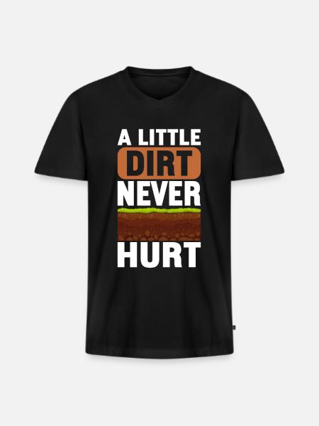 Bodenwissenschaftler Soil Science - Men's Premium Organic T-shirt with V-neck - black
