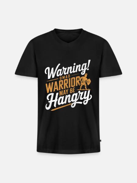 Intermittent fasting Intermittent fasting - Men's Premium Organic T-shirt with V-neck - black