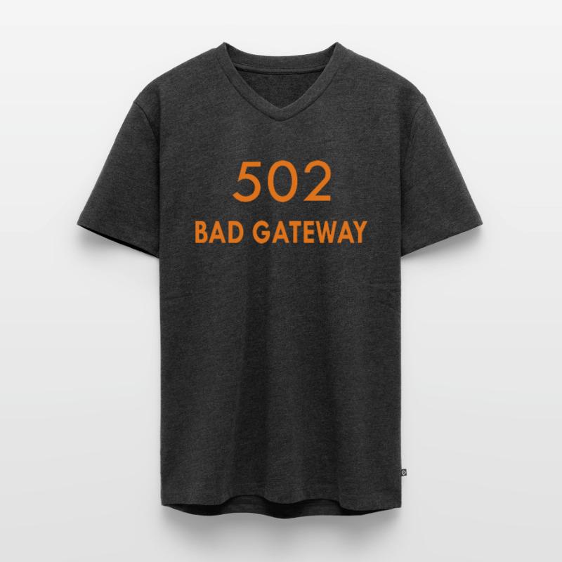 Error 502 Bad Gateway HTTP status code Men's Premium Organic T-shirt with V-neck