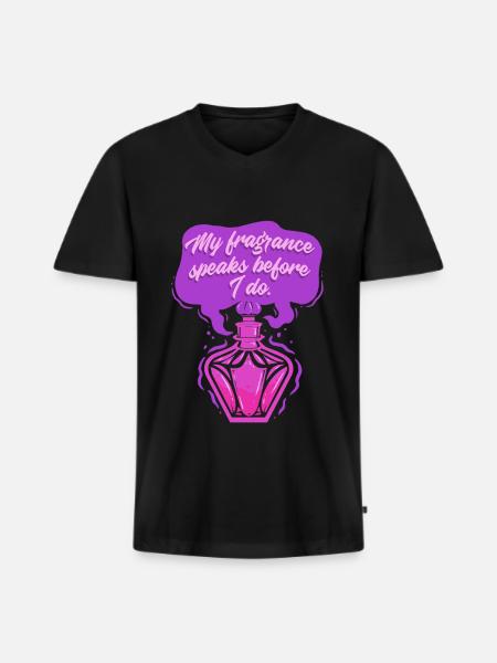 Perfume Perfume Collector - Men's Premium Organic T-shirt with V-neck - black
