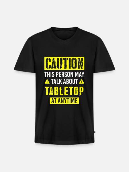 Board Game Strategist Player - Men's Premium Organic T-shirt with V-neck - black