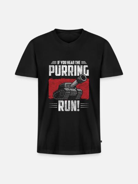 War Army Bundeswehr - Men's Premium Organic T-shirt with V-neck - black