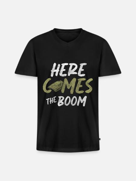 Military Weapons - Men's Premium Organic T-shirt with V-neck - black