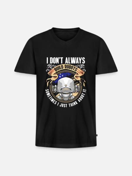 Machine Hobby Technician - Men's Premium Organic T-shirt with V-neck - black