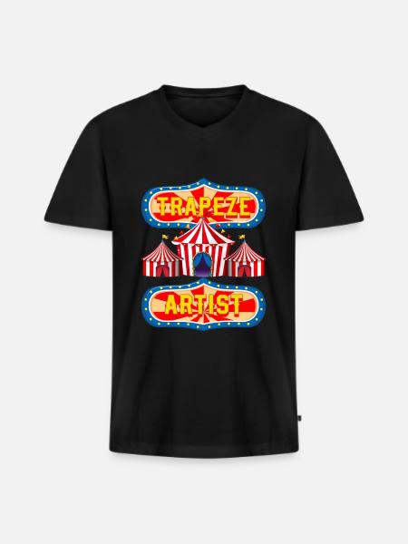 Circus Ringmaster Tamer - Men's Premium Organic T-shirt with V-neck - black