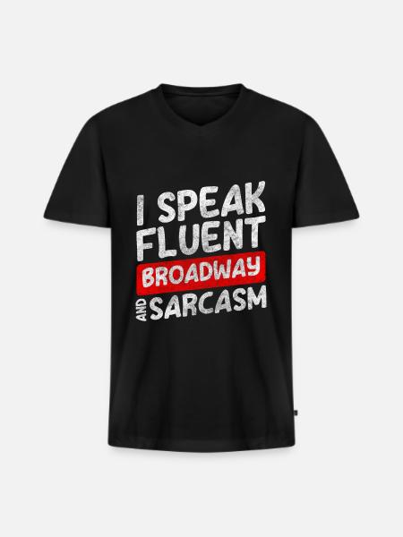 Theatre Performance Play Curtain - Men's Premium Organic T-shirt with V-neck - black