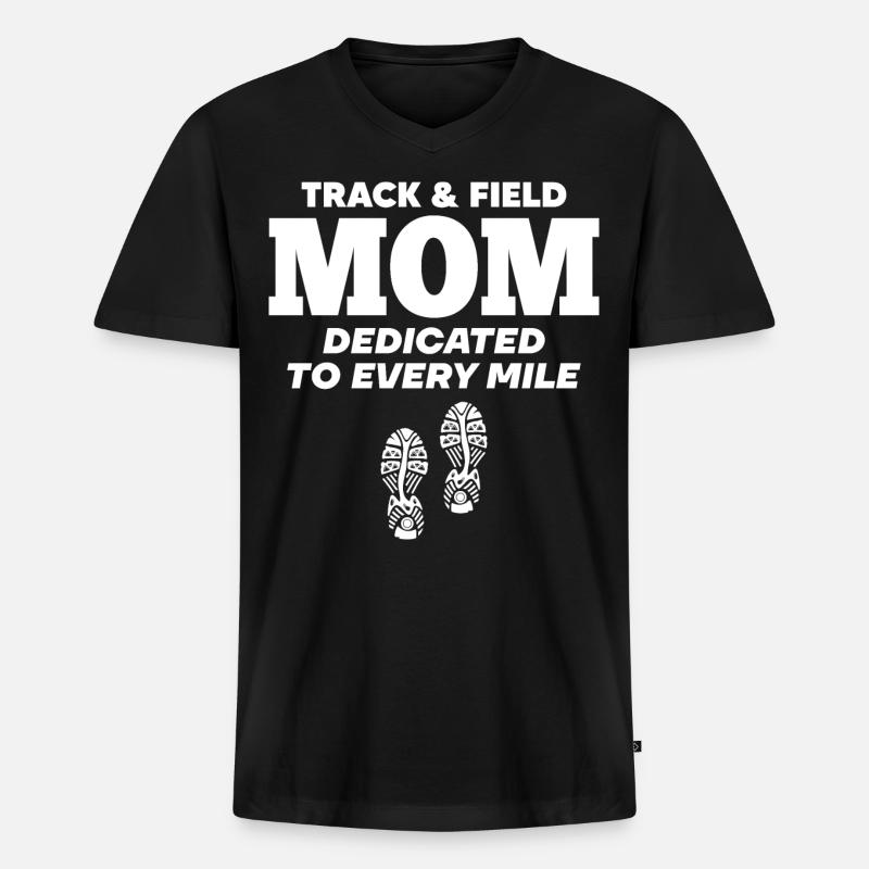 Celebrate your commitment as a - Men's Premium Organic T-shirt with V-neck - black
