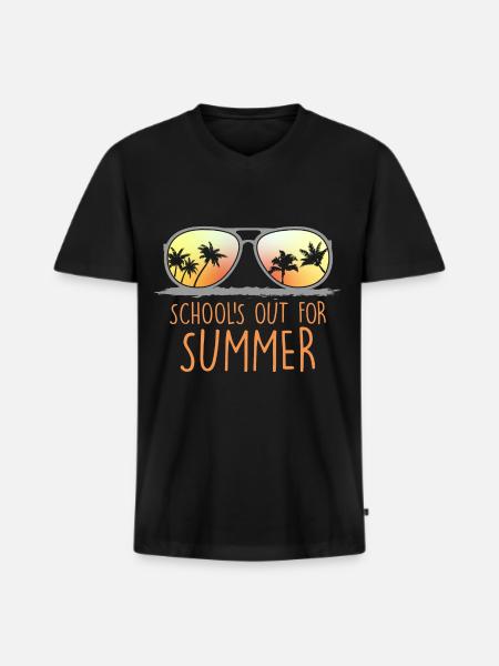 Écoles pour l’été - T-shirt encolure en V Premium bio Homme - noir
