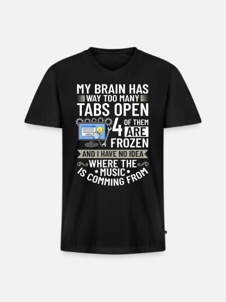 Software Development Software Developer Developer - Men's Premium Organic T-shirt with V-neck - black