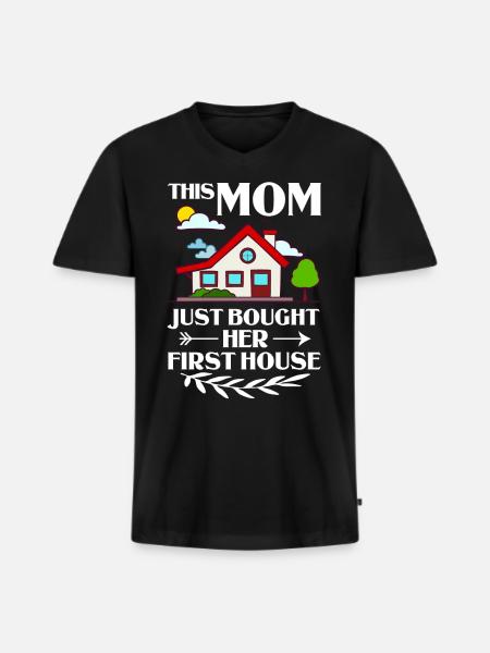 Home Home House Purchase Property - Men's Premium Organic T-shirt with V-neck - black