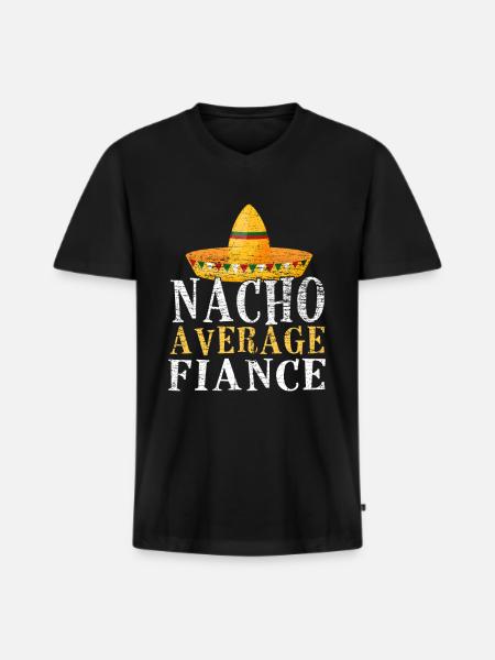 Mexico engagement - Men's Premium Organic T-shirt with V-neck - black