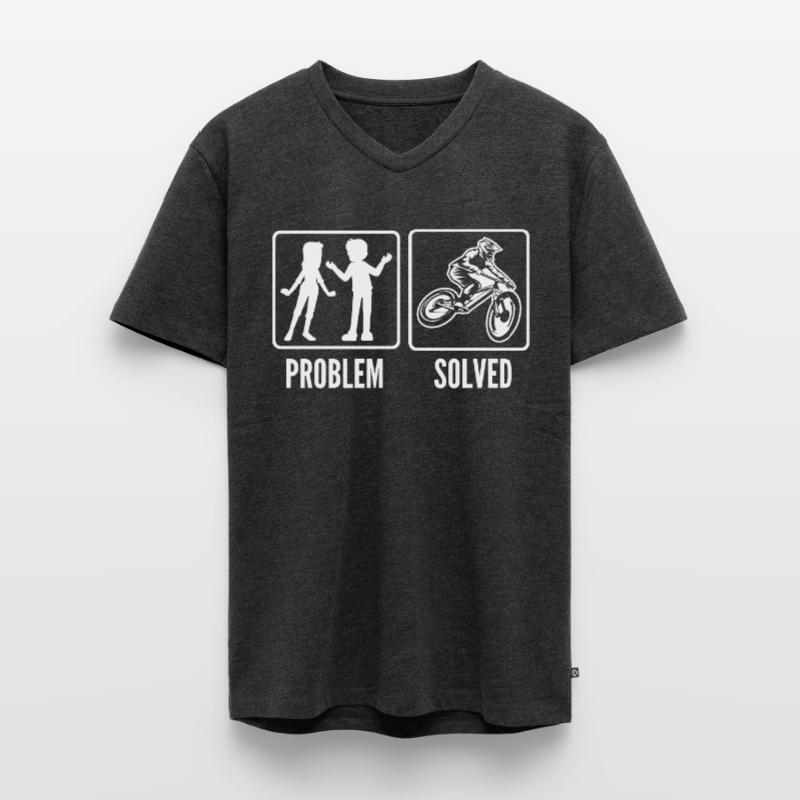 Problem solved: Cyclist Men's Premium Organic T-shirt with V-neck
