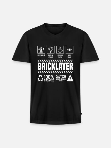 Maurer Multitasking Problem Solver Coffee - Men's Premium Organic T-shirt with V-neck - black