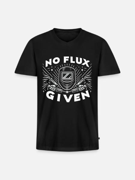 no flux given 8 - Men's Premium Organic T-shirt with V-neck - black