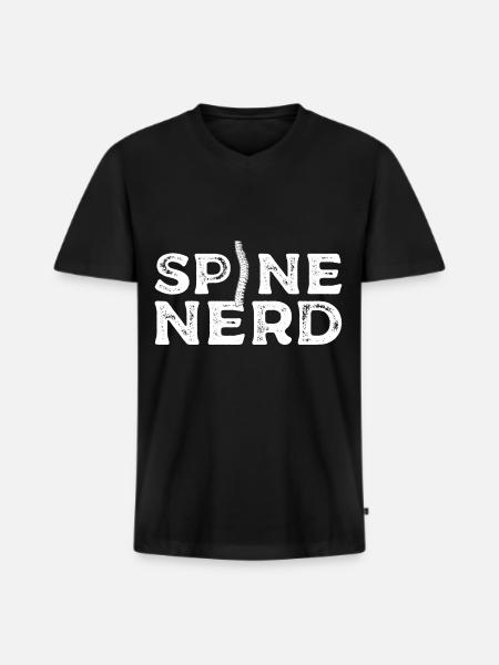 physiotherapist - Men's Premium Organic T-shirt with V-neck - black