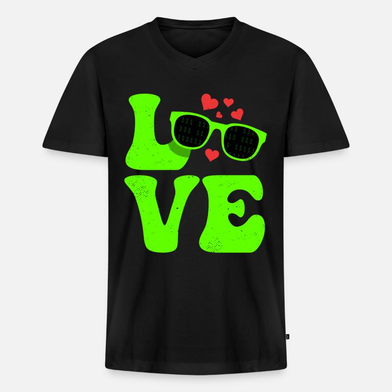 Codage Codage Programmeur codeur - T-shirt encolure en V Premium bio Homme - noir