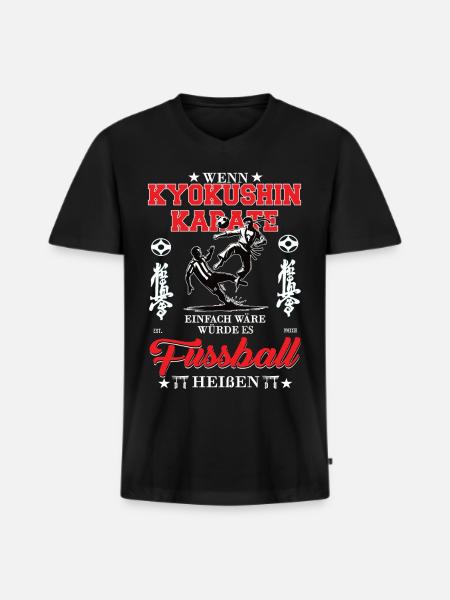 If Kyokushin Karate Were Easy - Men's Premium Organic T-shirt with V-neck - black