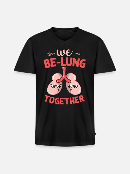 Respiratory therapists - Men's Premium Organic T-shirt with V-neck - black