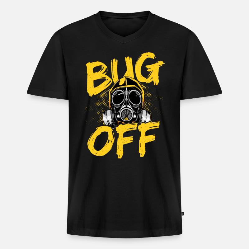 Schädlingsbekämpfungstechniker Design Für - Männer Premium Bio T-Shirt mit V-Ausschnitt - Schwarz