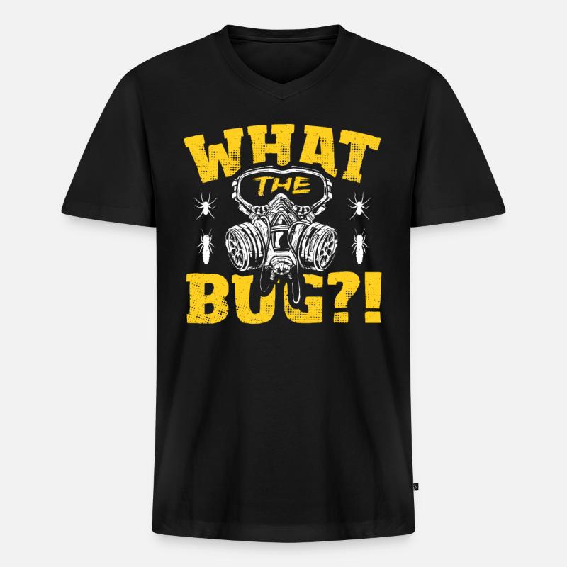 Schädlingsbekämpfungstechniker Design Für - Männer Premium Bio T-Shirt mit V-Ausschnitt - Schwarz