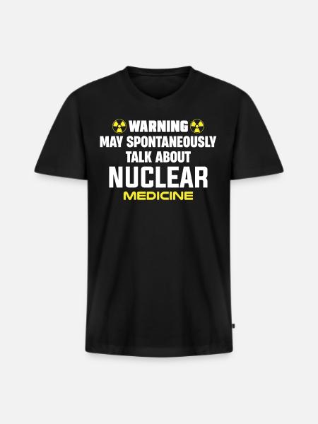 NUC Med Squad, Médecine nucléaire - T-shirt encolure en V Premium bio Homme - noir