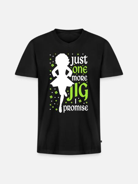 Irish Dance Irish Dancing - Men's Premium Organic T-shirt with V-neck - black
