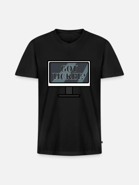 Netzwerkadministrator Systemadministrator Netzwerk - Männer Premium Bio T-Shirt mit V-Ausschnitt - Schwarz