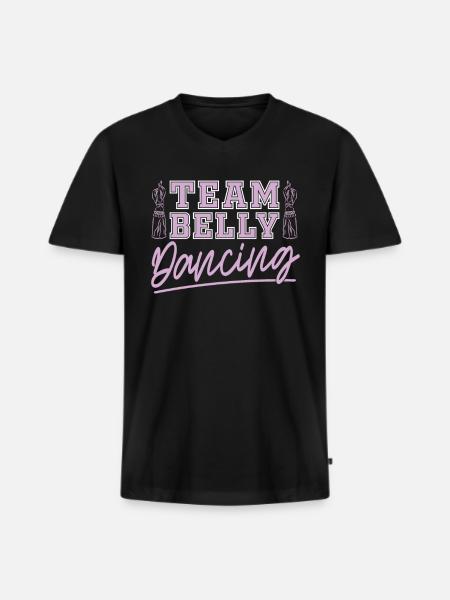 Team-bauchtanz Für Bauchtänzerin - Männer Premium Bio T-Shirt mit V-Ausschnitt - Schwarz