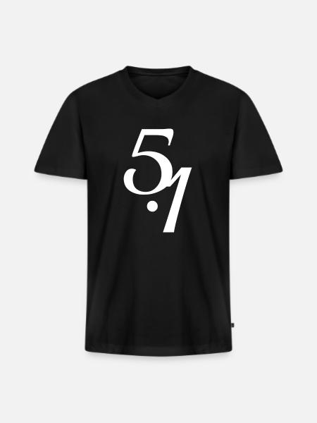 Human Design 5/1 Profile - Men's Premium Organic T-shirt with V-neck - black