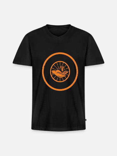 Save Water Water Saving Quotes - Men's Premium Organic T-shirt with V-neck - black