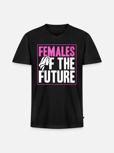Gender equality Gender equality - Men's Premium Organic T-shirt with V-neck - black
