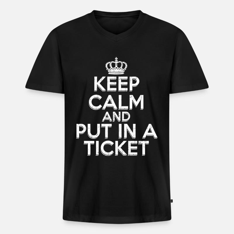 Programmierer Coder Software Entwickler - Männer Premium Bio T-Shirt mit V-Ausschnitt - Schwarz