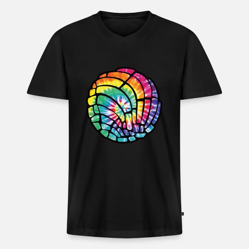 Conchas Pan Dulce Latina Spanisch - Männer Premium Bio T-Shirt mit V-Ausschnitt - Schwarz
