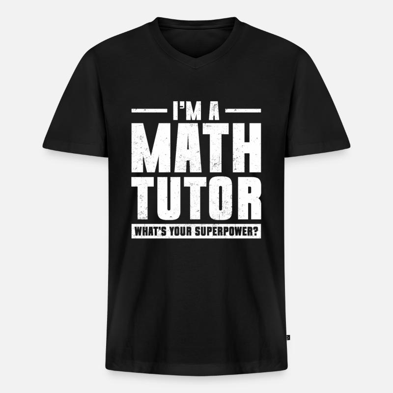Tutor Geschenk Tutor - Männer Premium Bio T-Shirt mit V-Ausschnitt - Schwarz