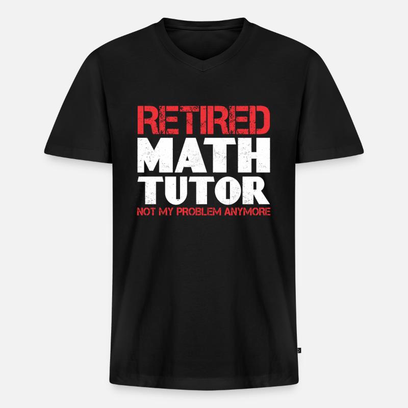 Tutor Geschenk Tutor - Männer Premium Bio T-Shirt mit V-Ausschnitt - Schwarz