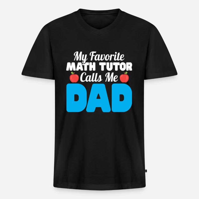 Tutor Geschenk Tutor - Männer Premium Bio T-Shirt mit V-Ausschnitt - Schwarz