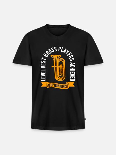 Euphoniumist Design Für Euphonium - Men's Premium Organic T-shirt with V-neck - black