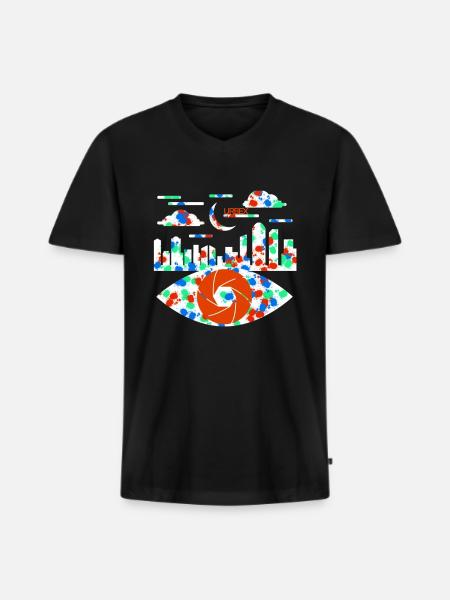 Urbex - Urban Explorer - Männer Premium Bio T-Shirt mit V-Ausschnitt - Schwarz