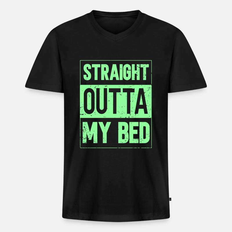 Developer Coder Programmer Funny - Men's Premium Organic T-shirt with V-neck - black