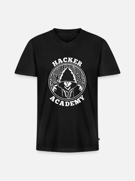 Developer Coder Programmer - Men's Premium Organic T-shirt with V-neck - black