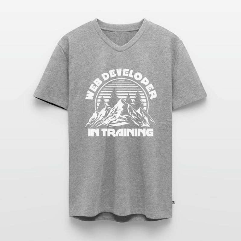 Web Developer Web Developer Training Men's Premium Organic T-shirt with V-neck